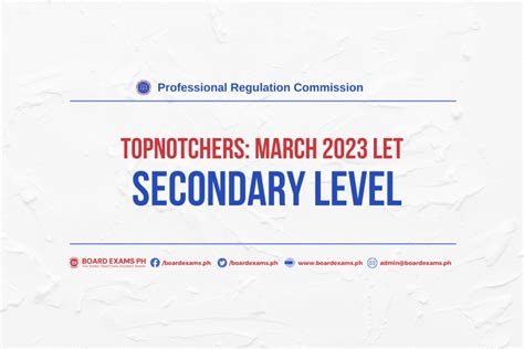 teachers board exam result|LET RESULTS (Secondary Level): March 2024 Licensure Exam .